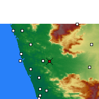 Nearby Forecast Locations - Ottapalam - карта