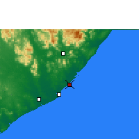 Nearby Forecast Locations - Palasa - карта