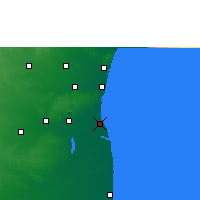 Nearby Forecast Locations - Parangipettai - карта