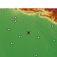 Nearby Forecast Locations - Пилибхит - карта