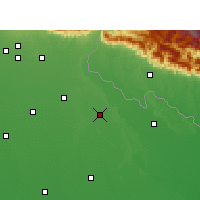Nearby Forecast Locations - Puranpur - карта