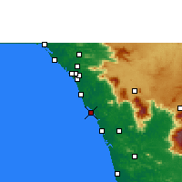 Nearby Forecast Locations - Koyilandy - карта