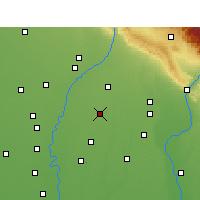 Nearby Forecast Locations - Rampur Maniharan - карта