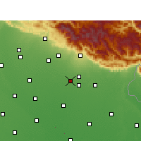 Nearby Forecast Locations - Рудрапур - карта