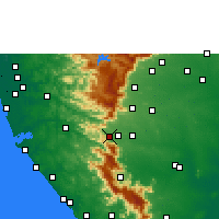 Nearby Forecast Locations - Sengottai - карта