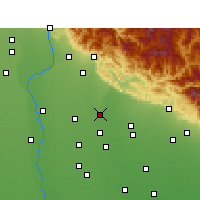 Nearby Forecast Locations - Sherkot - карта