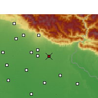 Nearby Forecast Locations - Sitarganj - карта