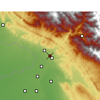 Nearby Forecast Locations - Sujanpur - карта