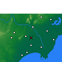 Nearby Forecast Locations - Tenali - карта