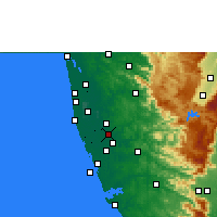 Nearby Forecast Locations - Thiruvalla - карта