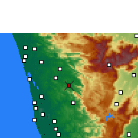 Nearby Forecast Locations - Thodupuzha - карта