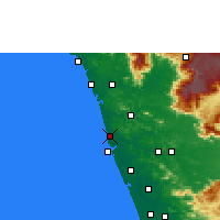Nearby Forecast Locations - Tirur - карта