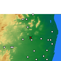 Nearby Forecast Locations - Tiruttani - карта