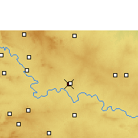 Nearby Forecast Locations - Ugar Khurd - карта