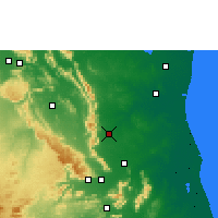 Nearby Forecast Locations - Venkatagiri - карта