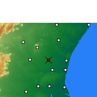 Nearby Forecast Locations - Виллупурам - карта