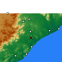 Nearby Forecast Locations - Визианагарам - карта