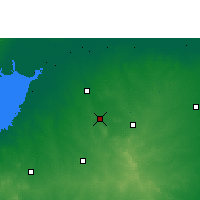 Nearby Forecast Locations - Wankaner - карта