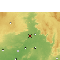 Nearby Forecast Locations - Waraseoni - карта