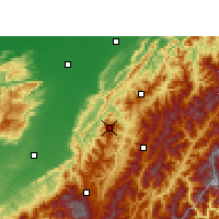 Nearby Forecast Locations - Wokha - карта