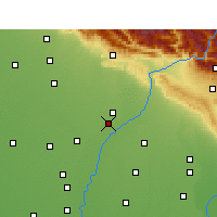 Nearby Forecast Locations - Ямунанагар - карта