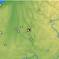 Nearby Forecast Locations - Hermitage - карта