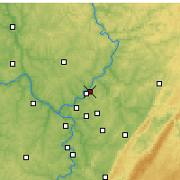 Nearby Forecast Locations - Lower Burrell - карта