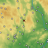 Nearby Forecast Locations - Босковице - карта