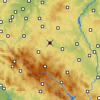 Nearby Forecast Locations - Гораждёвице - карта
