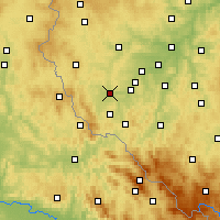 Nearby Forecast Locations - Горшовски-Тин - карта