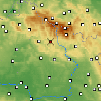 Nearby Forecast Locations - Йилемнице - карта