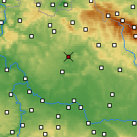 Nearby Forecast Locations - Мнихово-Градиште - карта