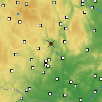 Nearby Forecast Locations - Тишнов - карта