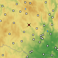 Nearby Forecast Locations - Вельке-Мезиржичи - карта