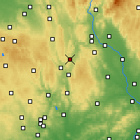 Nearby Forecast Locations - Velké Opatovice - карта