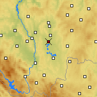Nearby Forecast Locations - Veselí nad Lužnicí - карта