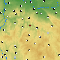 Nearby Forecast Locations - Zruč nad Sázavou - карта