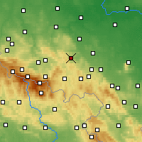 Nearby Forecast Locations - Болькув - карта