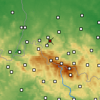 Nearby Forecast Locations - Грыфув-Слёнский - карта