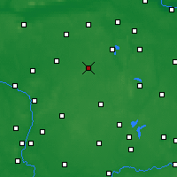 Nearby Forecast Locations - Яновец-Велькопольски - карта