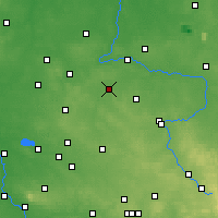 Nearby Forecast Locations - Кшепице - карта