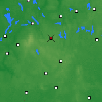 Nearby Forecast Locations - Ольштынек - карта