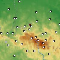 Nearby Forecast Locations - Ольшина - карта