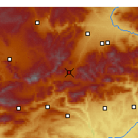Nearby Forecast Locations - Доганшехир - карта