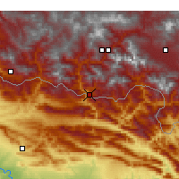 Nearby Forecast Locations - Чукурджа - карта