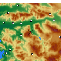 Nearby Forecast Locations - Боздоган - карта