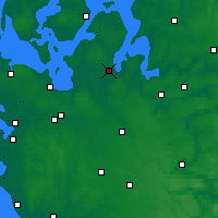 Nearby Forecast Locations - Скиве - карта