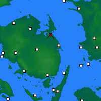 Nearby Forecast Locations - Kerteminde - карта
