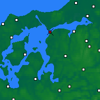 Nearby Forecast Locations - Løgstør - карта