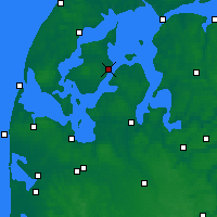 Nearby Forecast Locations - Нюкёбинг - карта
